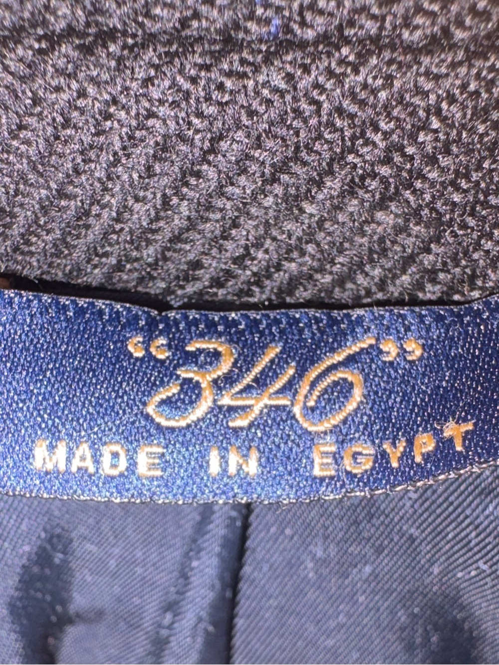 Brooks Brothers 100% Lambs Wool Blazer 43R Charcoal Blue Windowpane Plaid - Picture 3 of 7